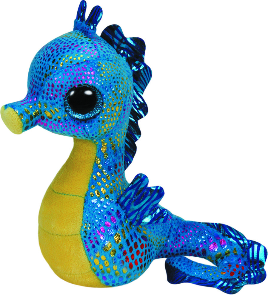 TY Neptune - Seepferd blau 15cm, 7136021