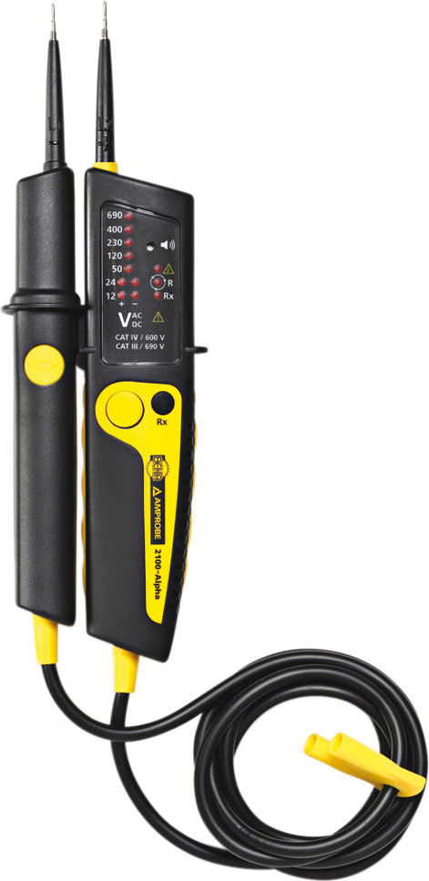 FLUKE Spannungsprüfer AMPROBE-2100-ALPHA mit zuschaltbarer Last AMPROBE-2100-ALPHA (AMPROBE-2100-ALPHA) 4312495