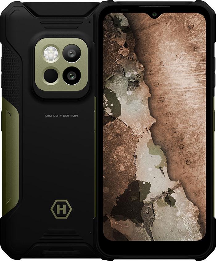 HAMMER Hammer Construction | 2 Thermal 5G Military Edition | Green | 6.58 " | IPS | 1080 x 2408 pixels | Mediatek | Dimensity 6300 | Internal RAM 8 GB | 256 GB | microSD | Dual SIM | Nano SIM + eSIM | 3G | 4G | 5G | Main camera resolution 108 MP |