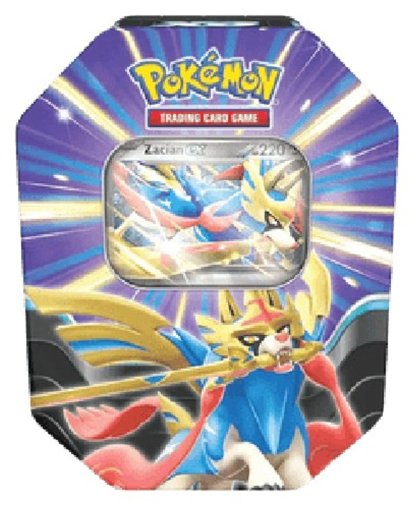 The Pokemon Company Pokemon Slashing Legends Tins: Zacian ex Tin