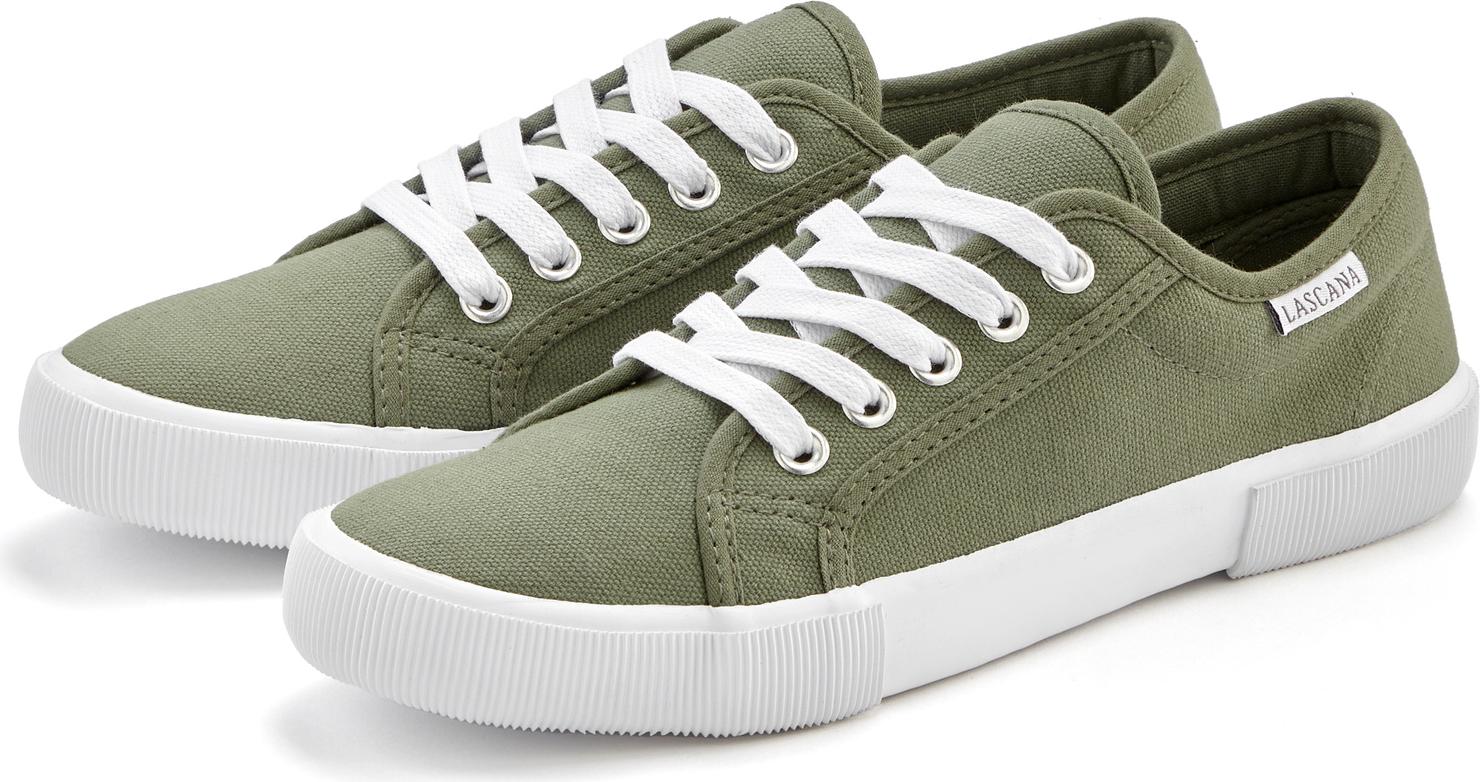 LASCANA Sneaker olivfarben Größe 35 61308103
