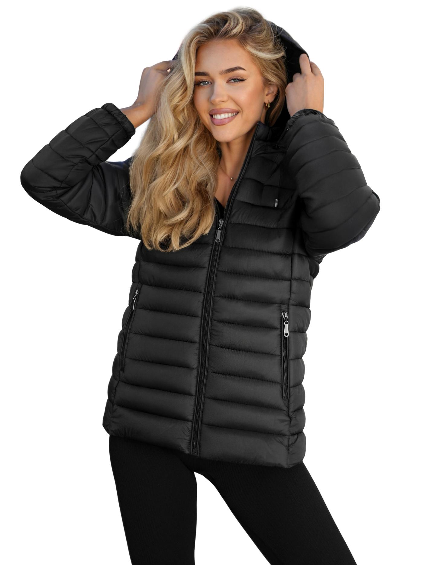 Damen Jacke Schwarz OZONEE JS/16M9101/392 M