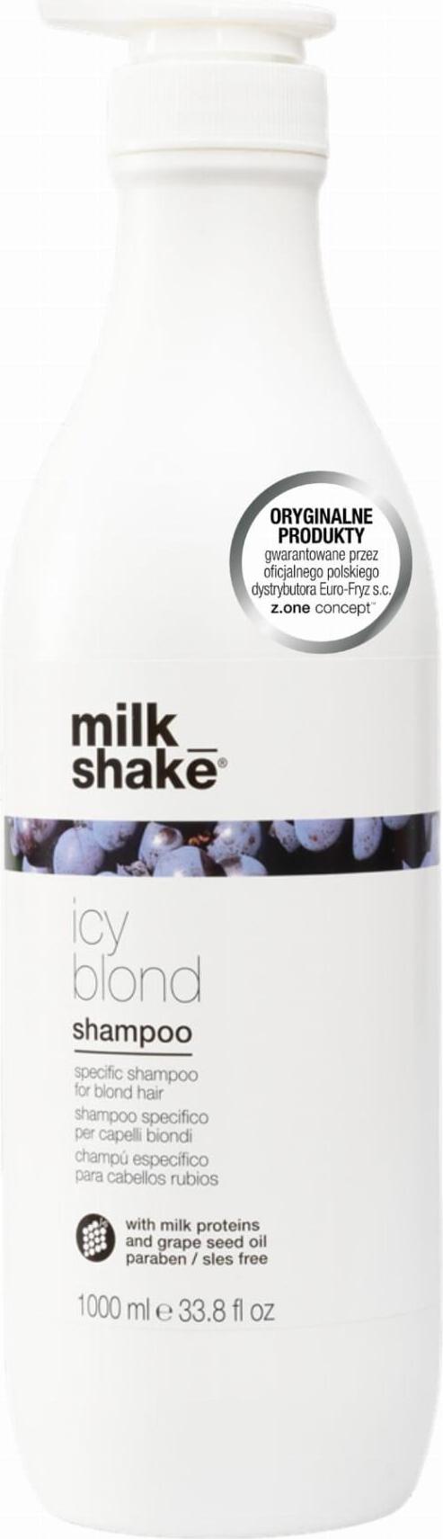 MILK SHAKE ICY BLOND Shampoo für blondes Haar, 1000 ml