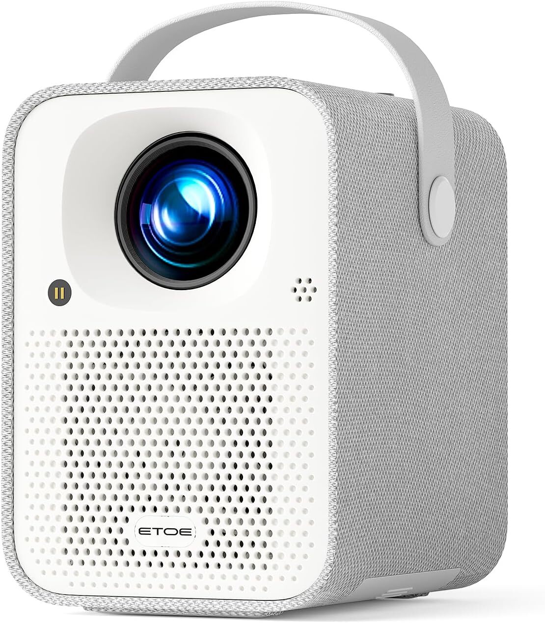 Etoe 1080P Mini Beamer, Videoprojektor mit Netflix-, Android TV10.0, 5000+ Apps, 400 ANSI, 4K-Unterstützung, 5G WiFi & Bluetooth, Filmprojekt