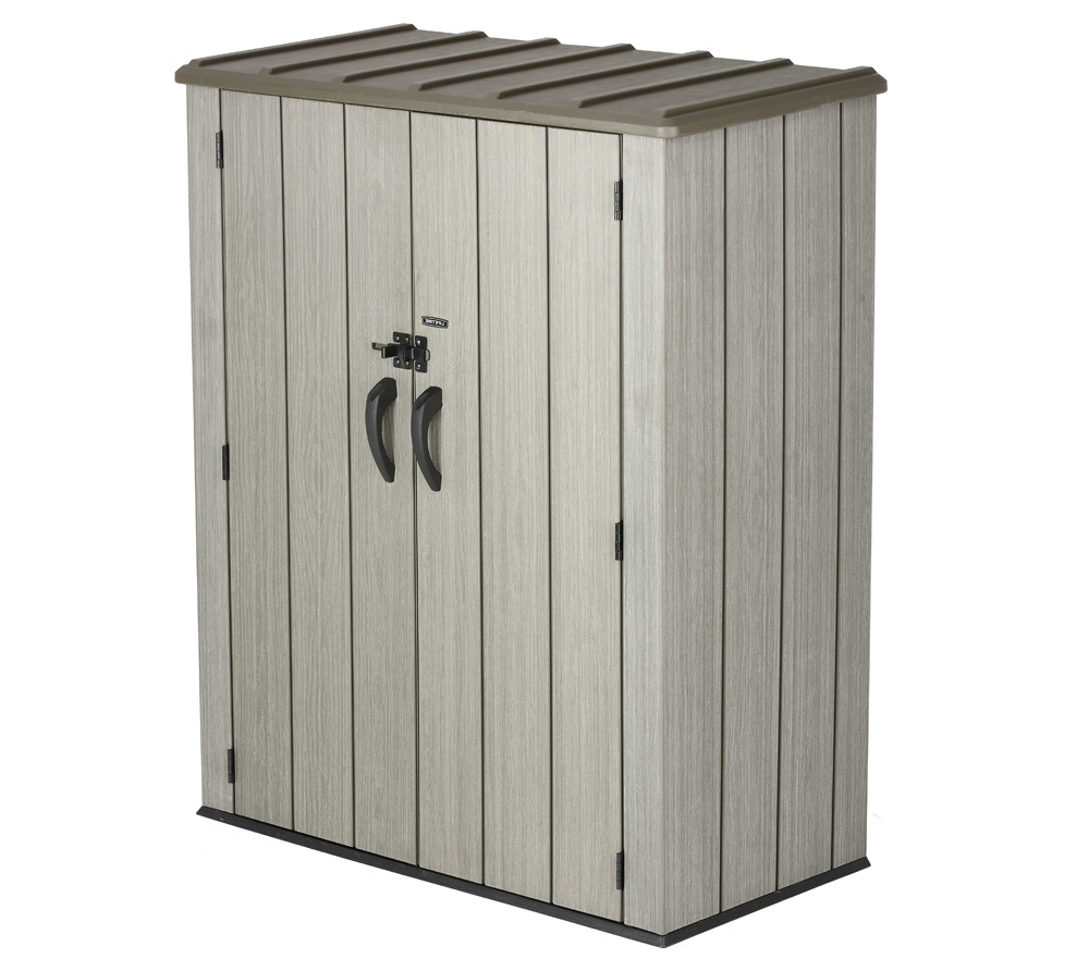 Lifetime Kunststoff Geräteschrank XL Dunkelgrau 70x136x172 cm 60209