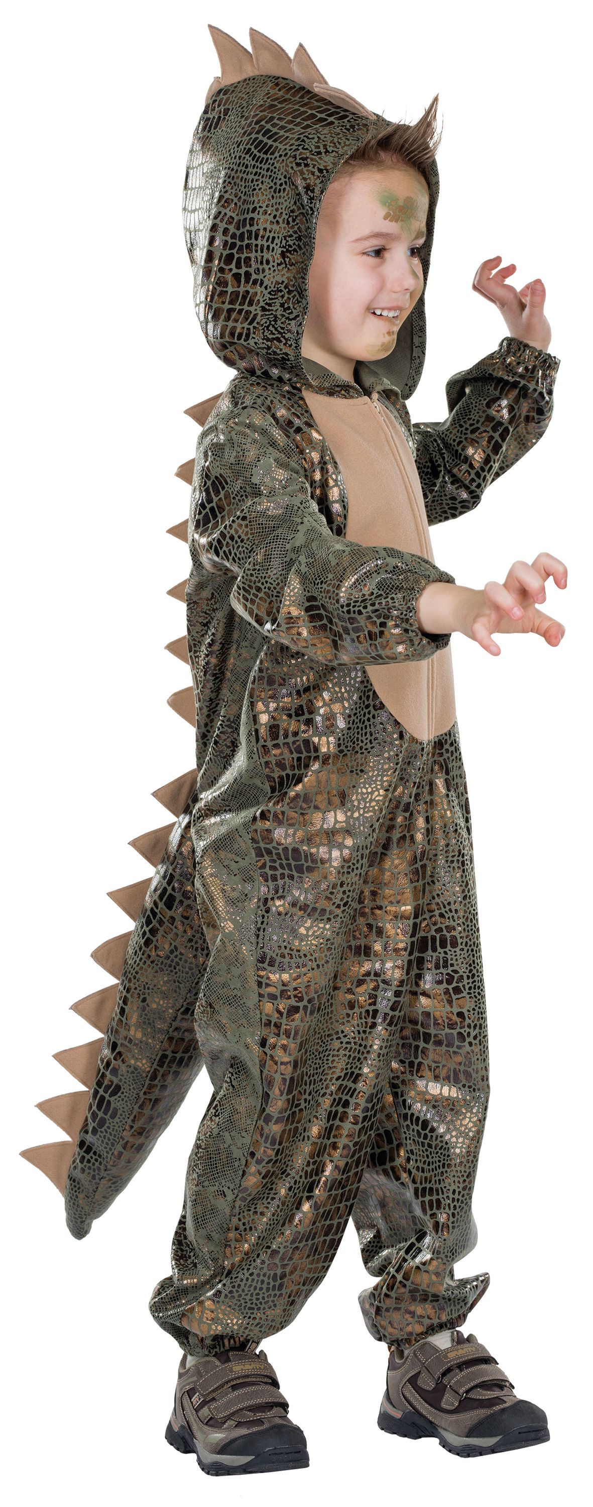 Dinosaurier Kinder Kostüm als Dino Drache verkleiden zu Karneval Fasching Gr.104 
