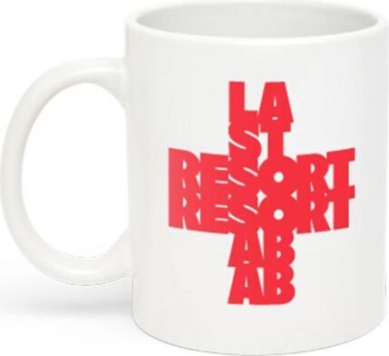 Last Resort AB BECHER LAST RESORT Cross 320 ml - weiß - 320 ml