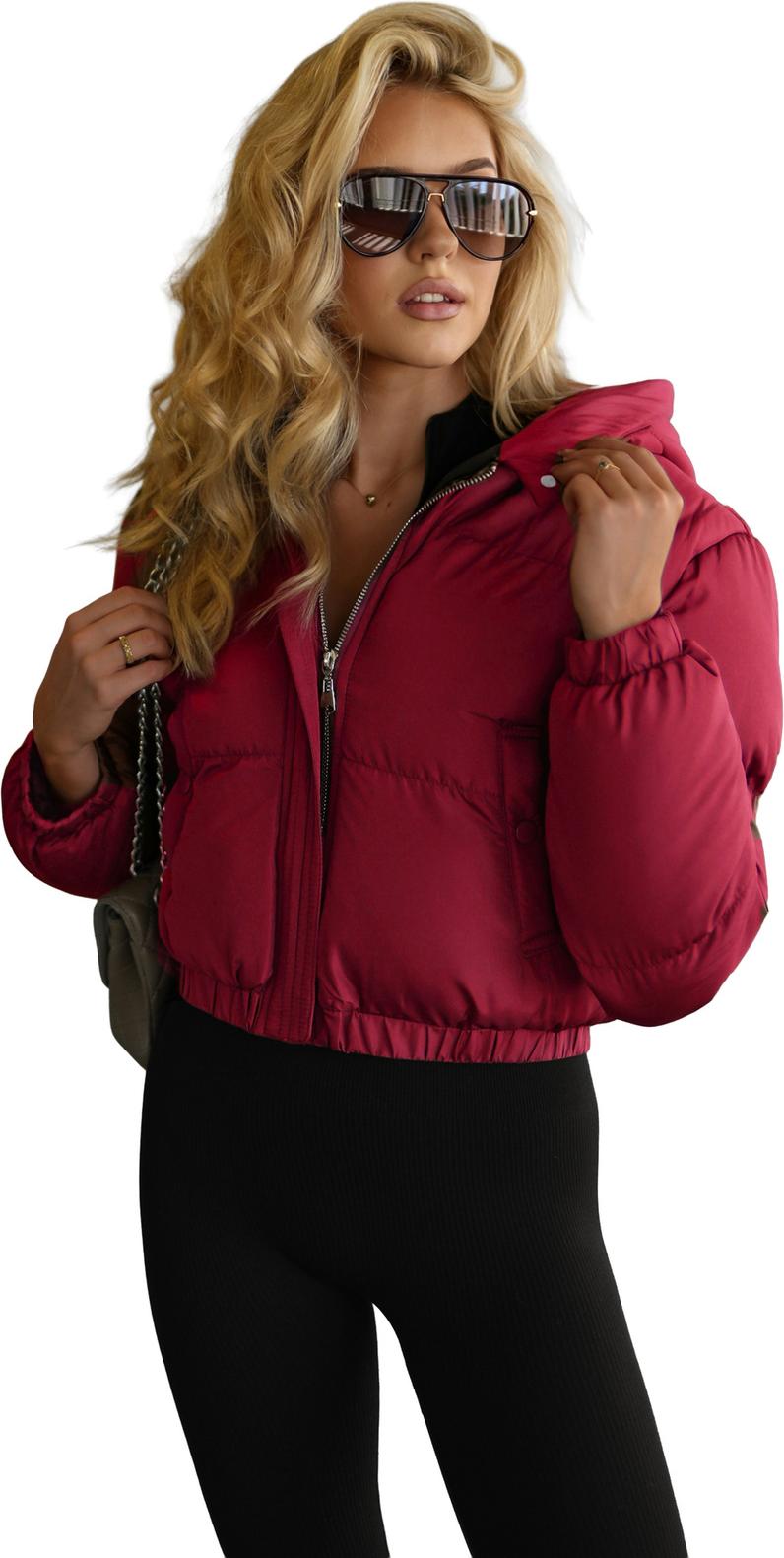 Damen Winterjacke Weinrot OZONEE JS/5M3360/1 M