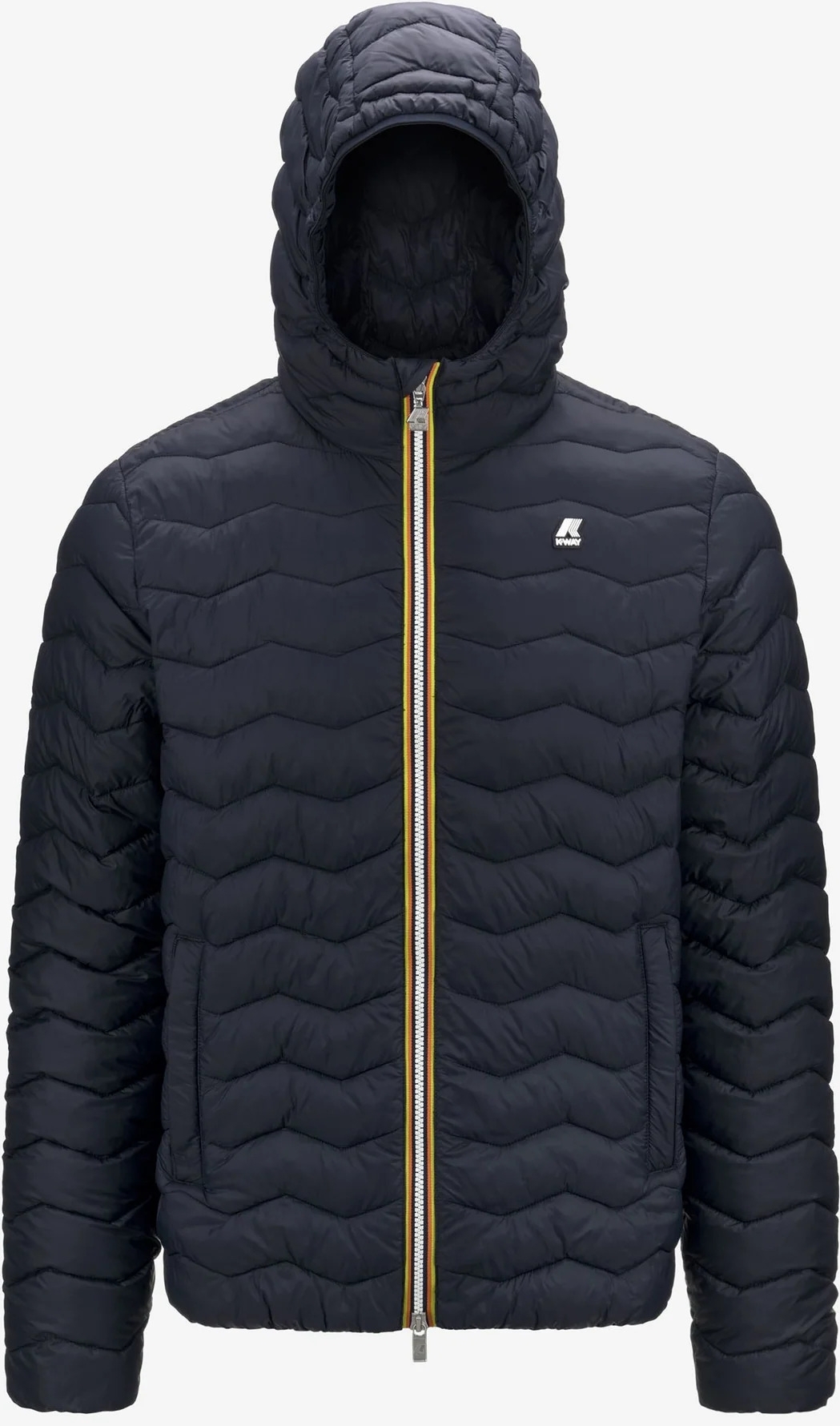 Dunkelblaue Herrenjacke K-Way Jack Quilted Warm-XL