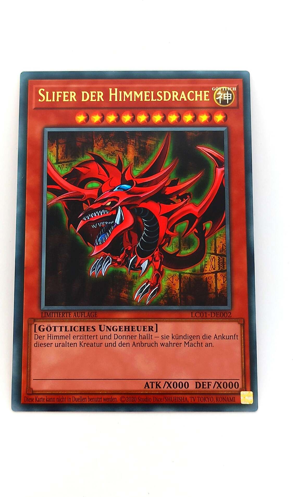 Konami Yu-Gi-Oh!Slifer der Himmelsdrache- LC01-DE002 - Limitierte Auflage - Ultra Rare