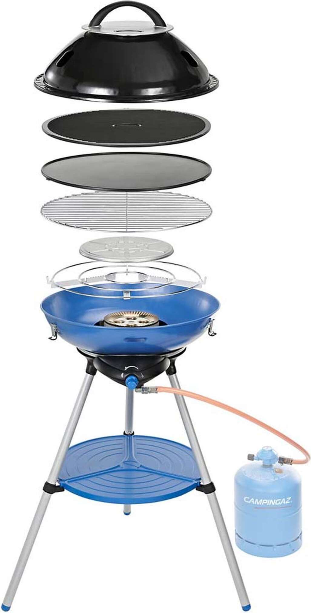Plynový gril Campingaz / párty gril 600 piezoelektrické zapaľovanie Grilovacia plocha Ø 46 cm