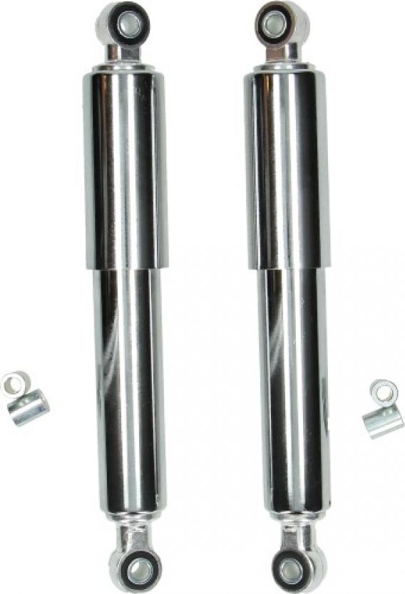DMP Stoßdämpfer Satz Custom Maxi/Tomos 300mm chrom kompatibel mit Custom Maxi/Tomos 38530