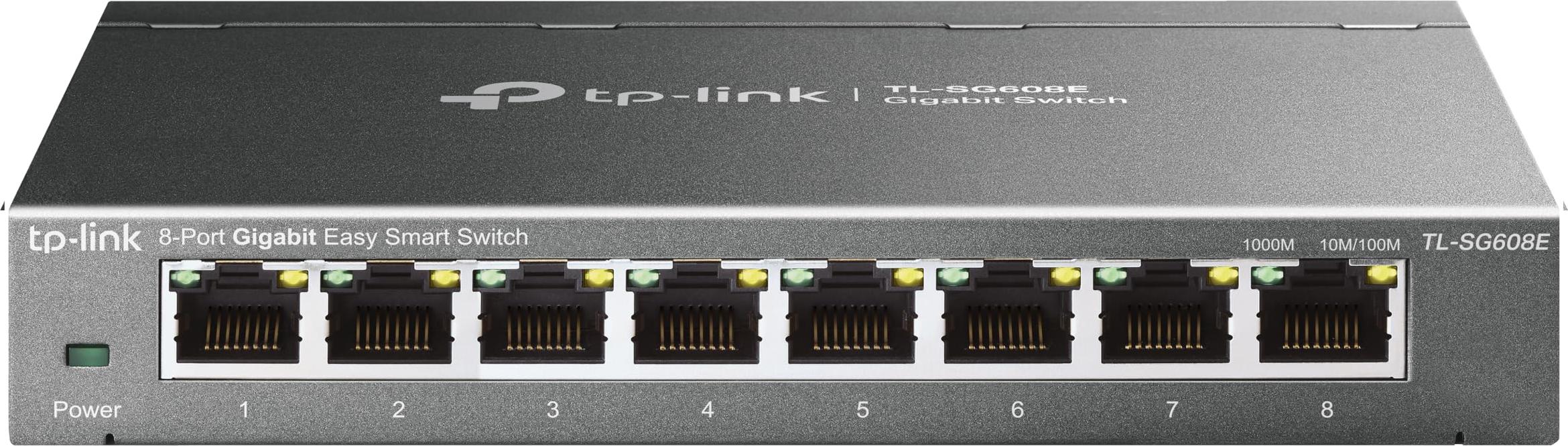 TP-Link TL-SG608E: 8-Port Gigabit Switch für effizientes Netzwerkmanagement