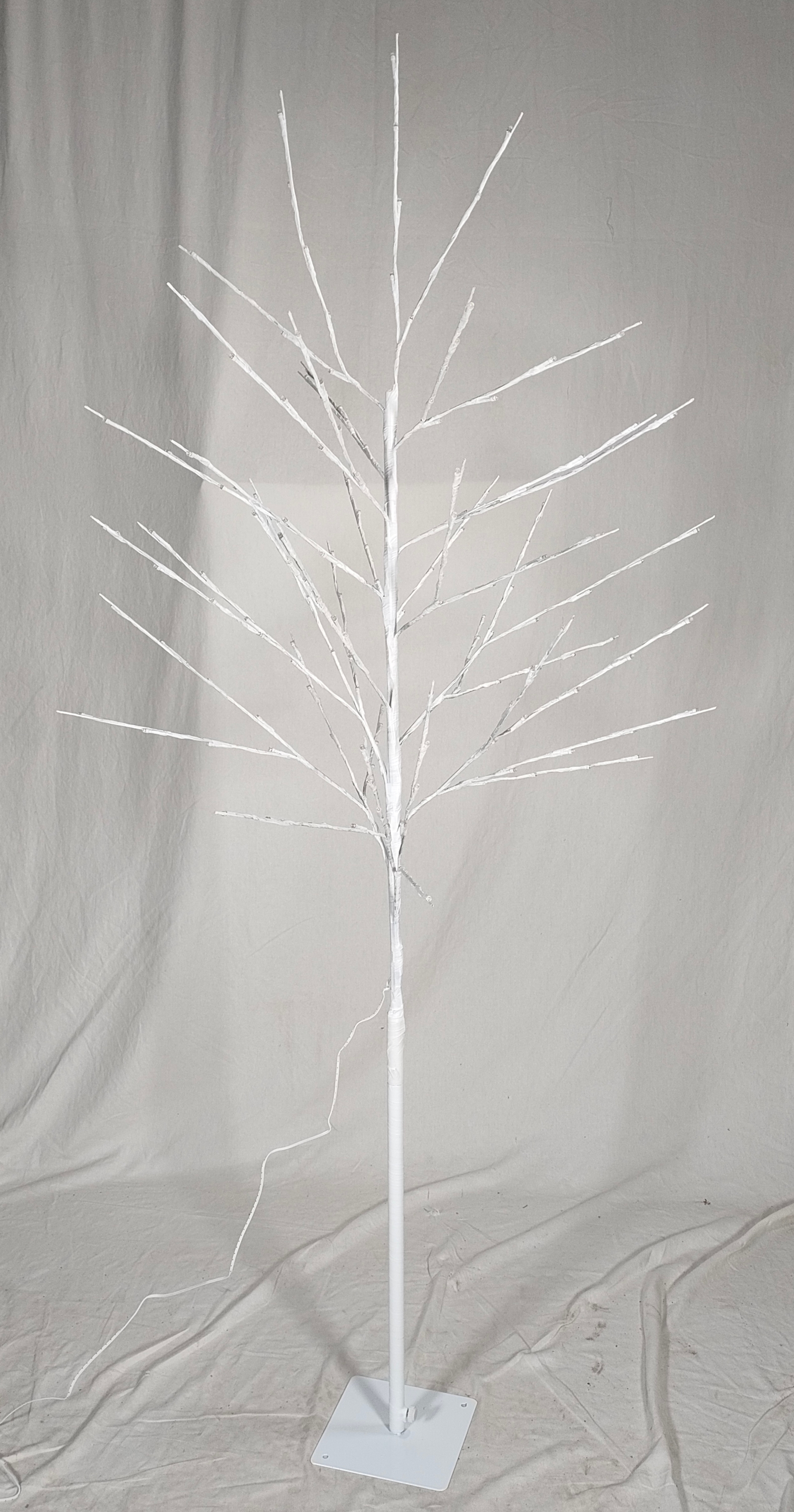160 LED Lichterbaum 80 x 160cm weiß 
