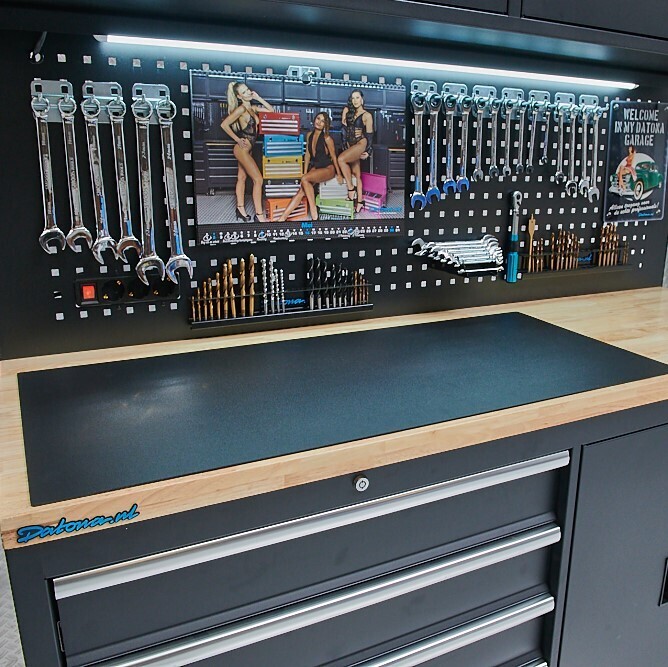 Datona Werkbankmatte aus PVC (100 cm) für Werkbänke