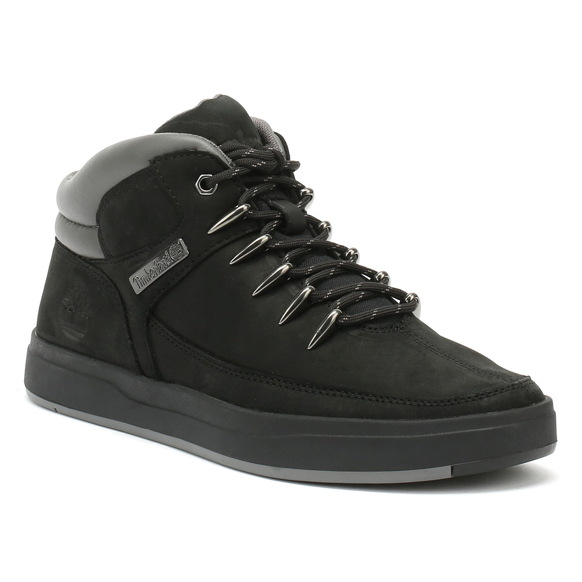 TIMBERLAND Davis Square Mid - pánske topánky kožené čierne TB0A1UZK-001 , veľkosť: EU 43.5 US 9.5