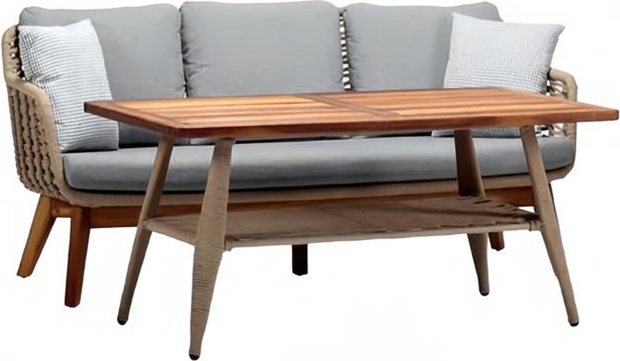 Balkonmöbel Außenmöbel Garten Möbel Terrassenmöbel Sofa Set Couch Rattanmöbel