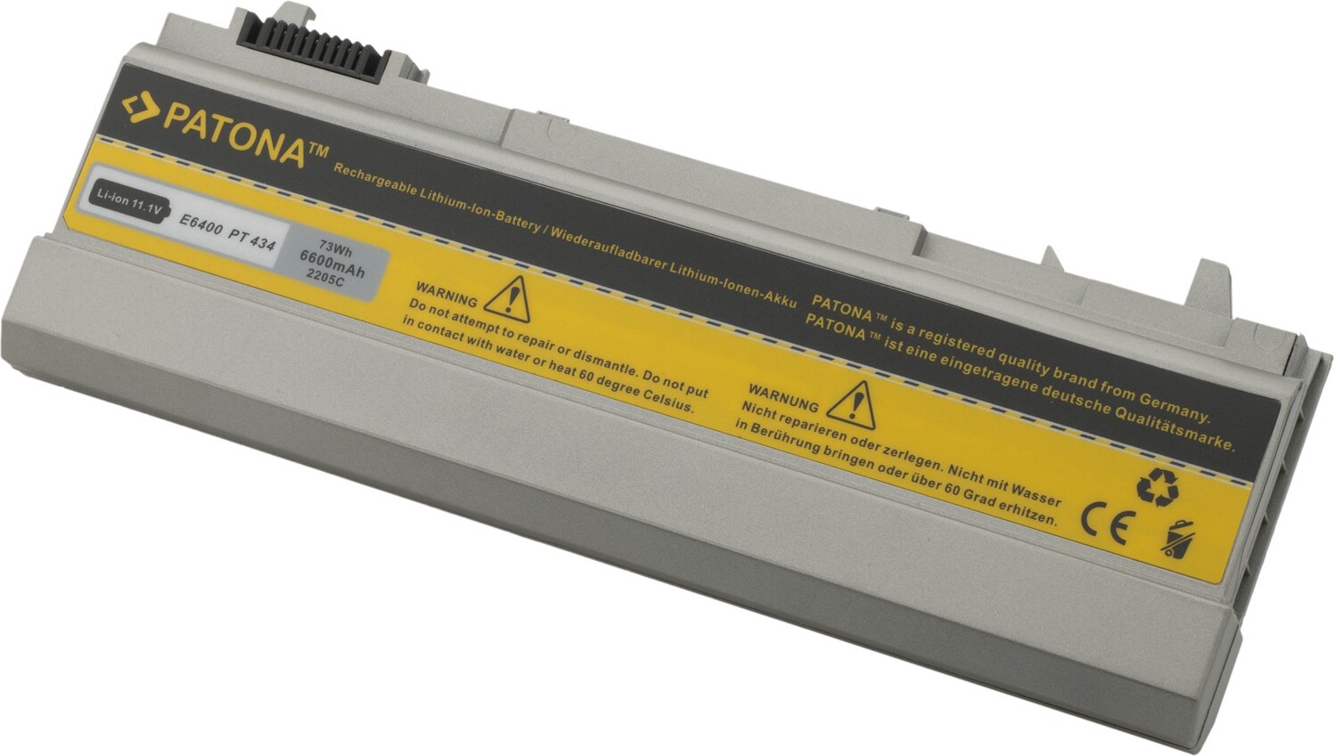 PATONA 2205, Akku, DELL, Latitude E6400, E6400 ATG, E6400 XFR, E6410, E6410 ATG, E6500, E6510 Precision M2400, M4400,...