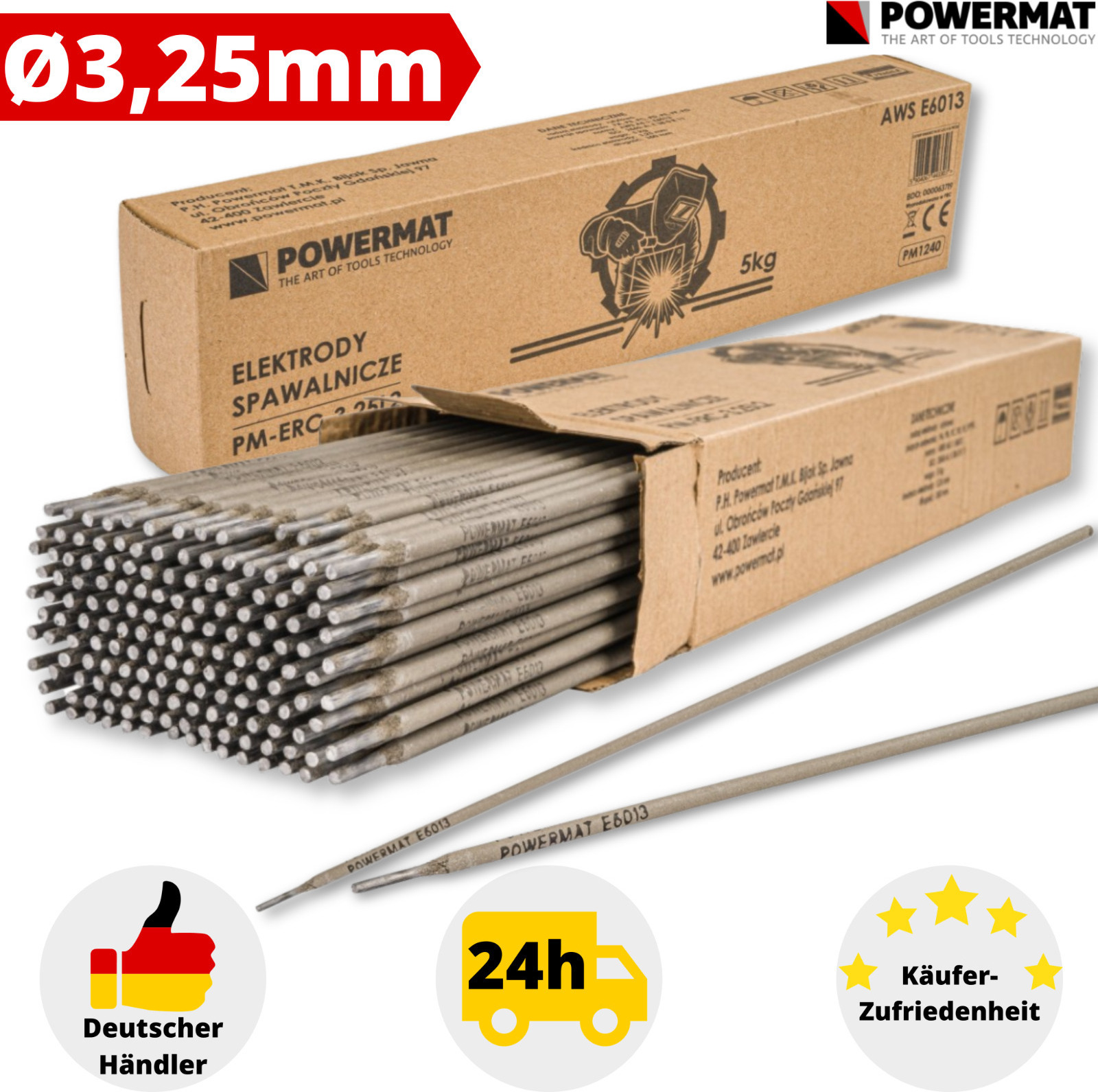 Stabelektrode TITAN S E 42 0 RR 12 3,25x350mm niedriglegiert KJELLBERG VE: 4.6 Kilogramm | N1205751012