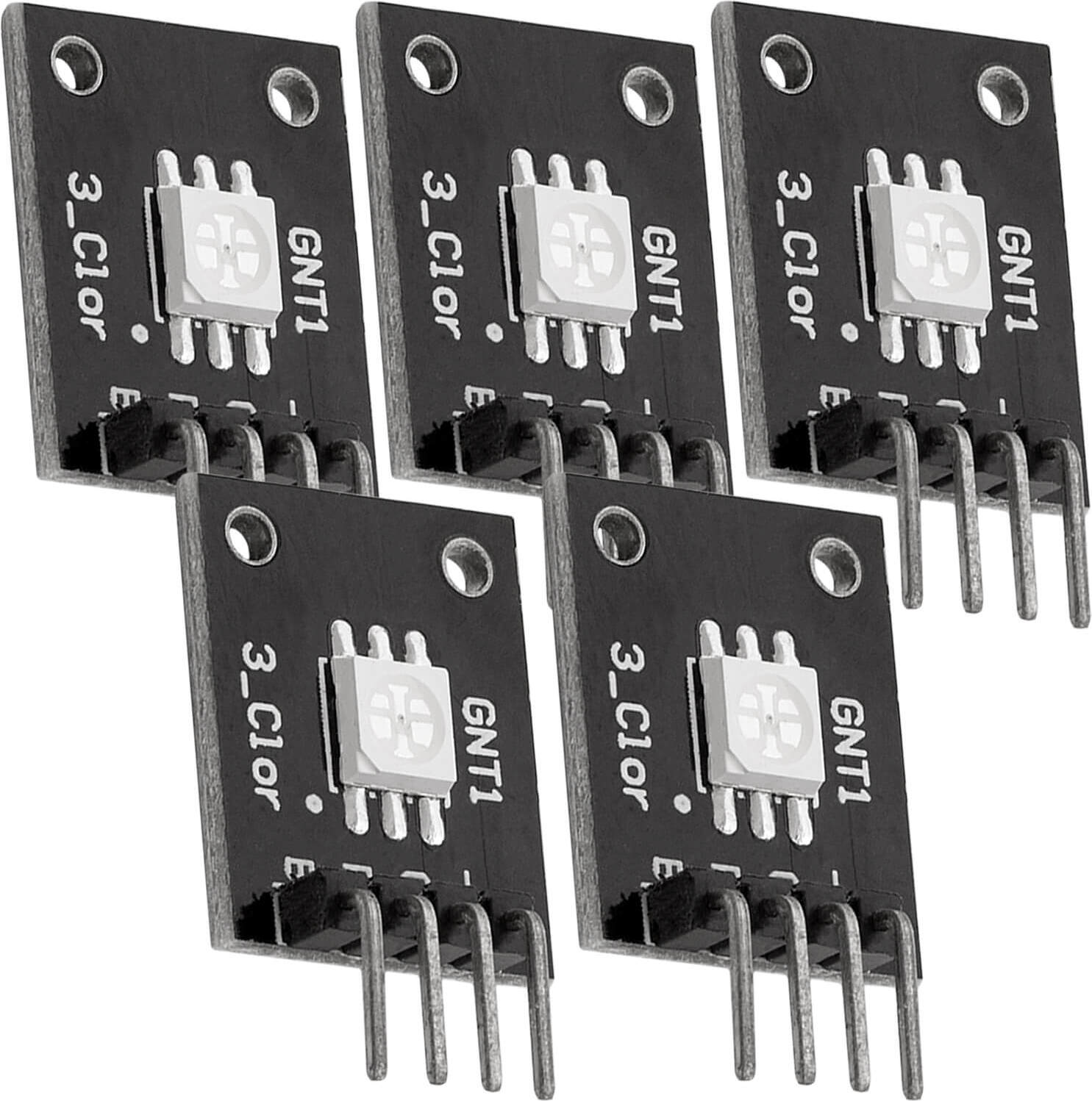 AZDelivery AZ-Delivery LEDs KY-009 RGB LED SMD Modul Sensor, 5x Modul B 25-6