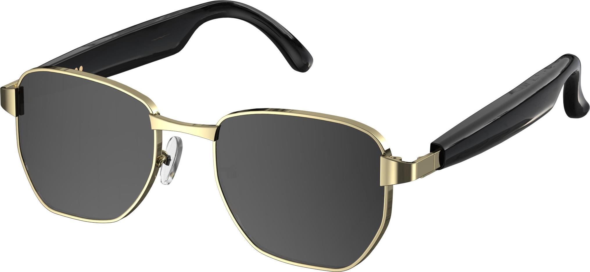 INF Smarte Bluetooth-Brille - Audio- und visuelles Erlebnis Gold 376835