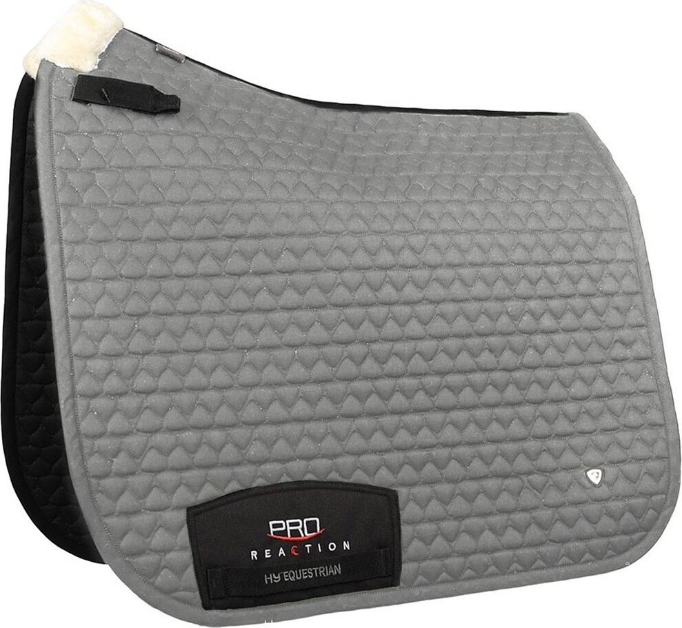 Hy Sport Active Hy - Dressur-Schabracke "Pro Reaction" BZ5330 (Pony/Kleinpferd(Cob)) (Grau) UTBZ5330