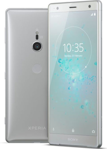 Sony Xperia XZ2 - Smartphone 5,7" (Octa-Core 2,8 GHz, RAM 4 GB, interná pamäť 64 GB, fotoaparát 19 MP, Android) Strieborná, španielska verzia