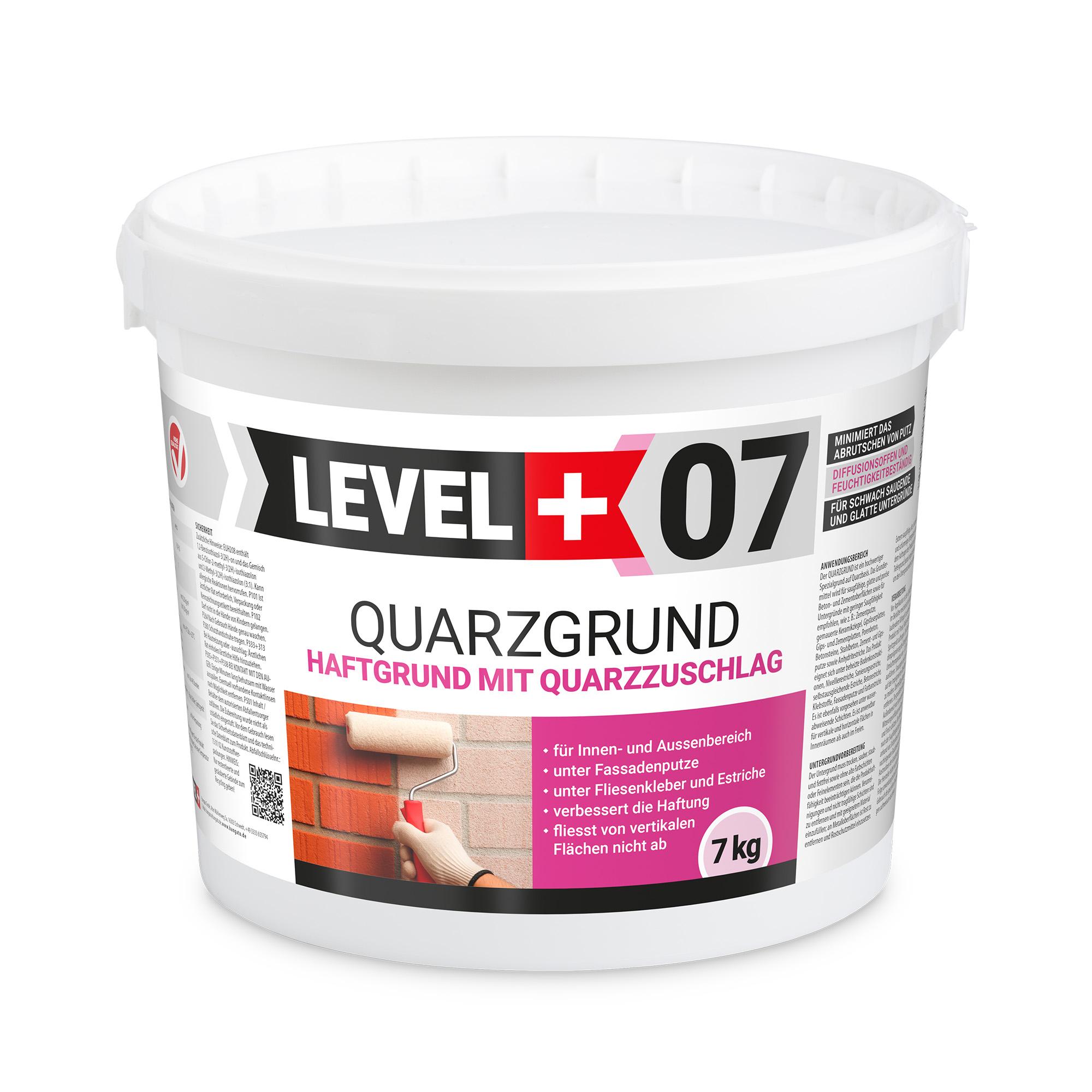 Hangato GmbH Haftgrund 7Kg Quarzgrund Putzgrund Weiß Grundierung Trenngrund Beton Holz L+07 RM07_7