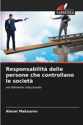 Edizioni Sapienza Die Verantwortung der Personen, die Unternehmen kontrollieren