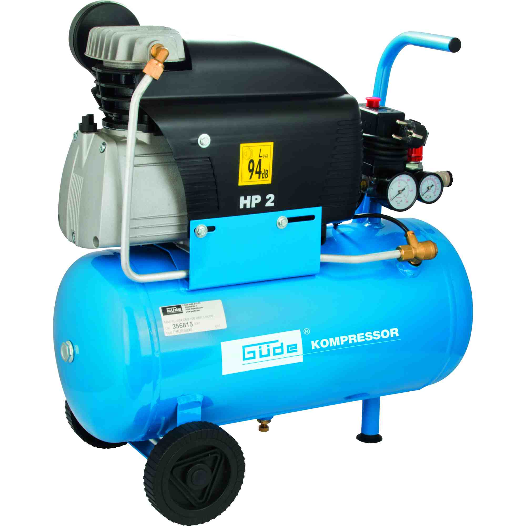 Luftdruck Kompressor Aggregat m Motor 1,85 kW 10 bar 230 V 1-Zylinder 195 l/min 
