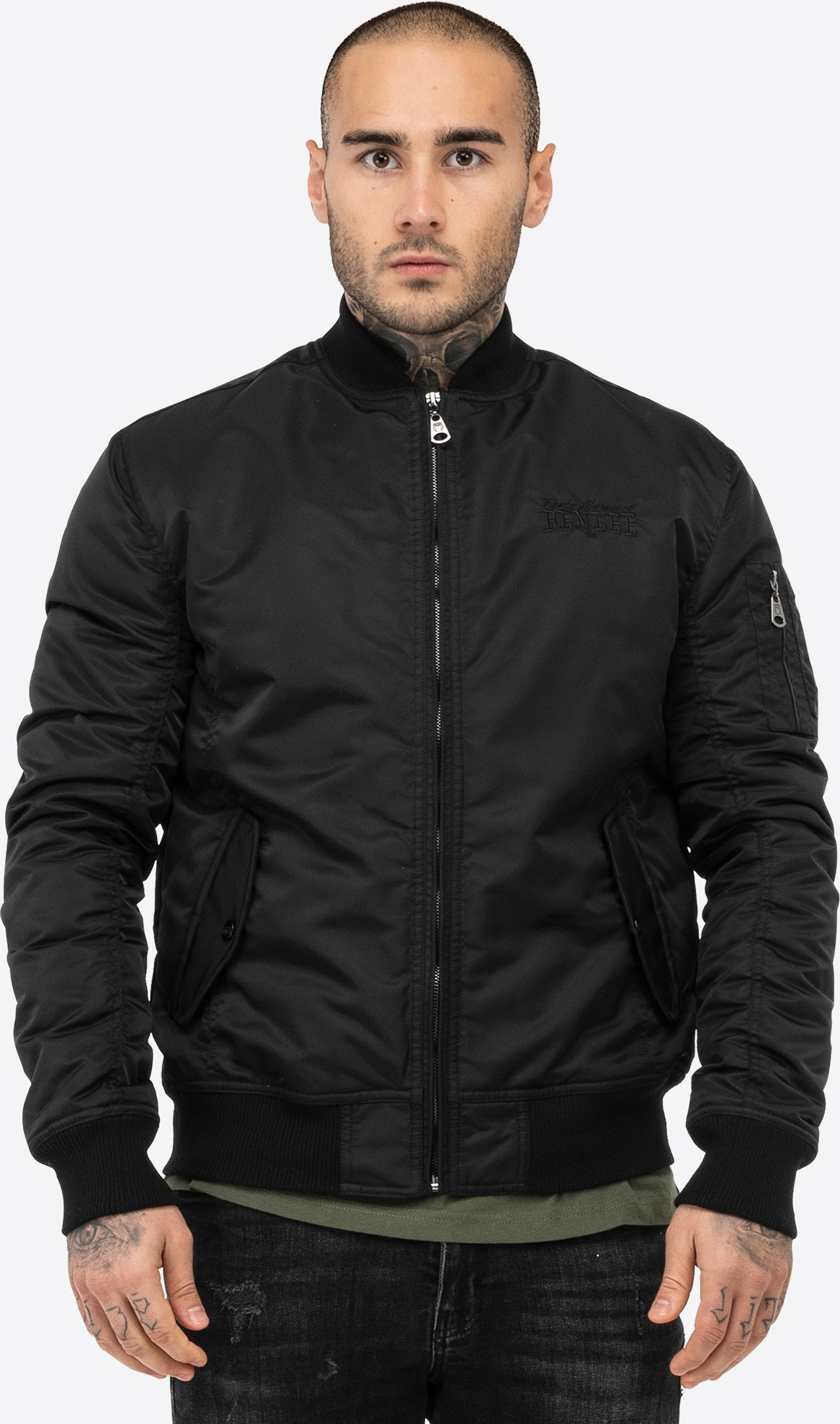 Herren Jacke schmale Passform BRISBANE Black XXXL BENLEE 190635