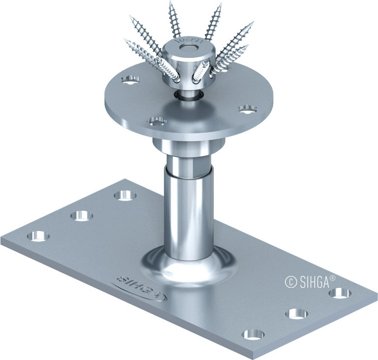 Sihga Herakulix® Stützenfuß XS RI 30 / 115 - 155 mm