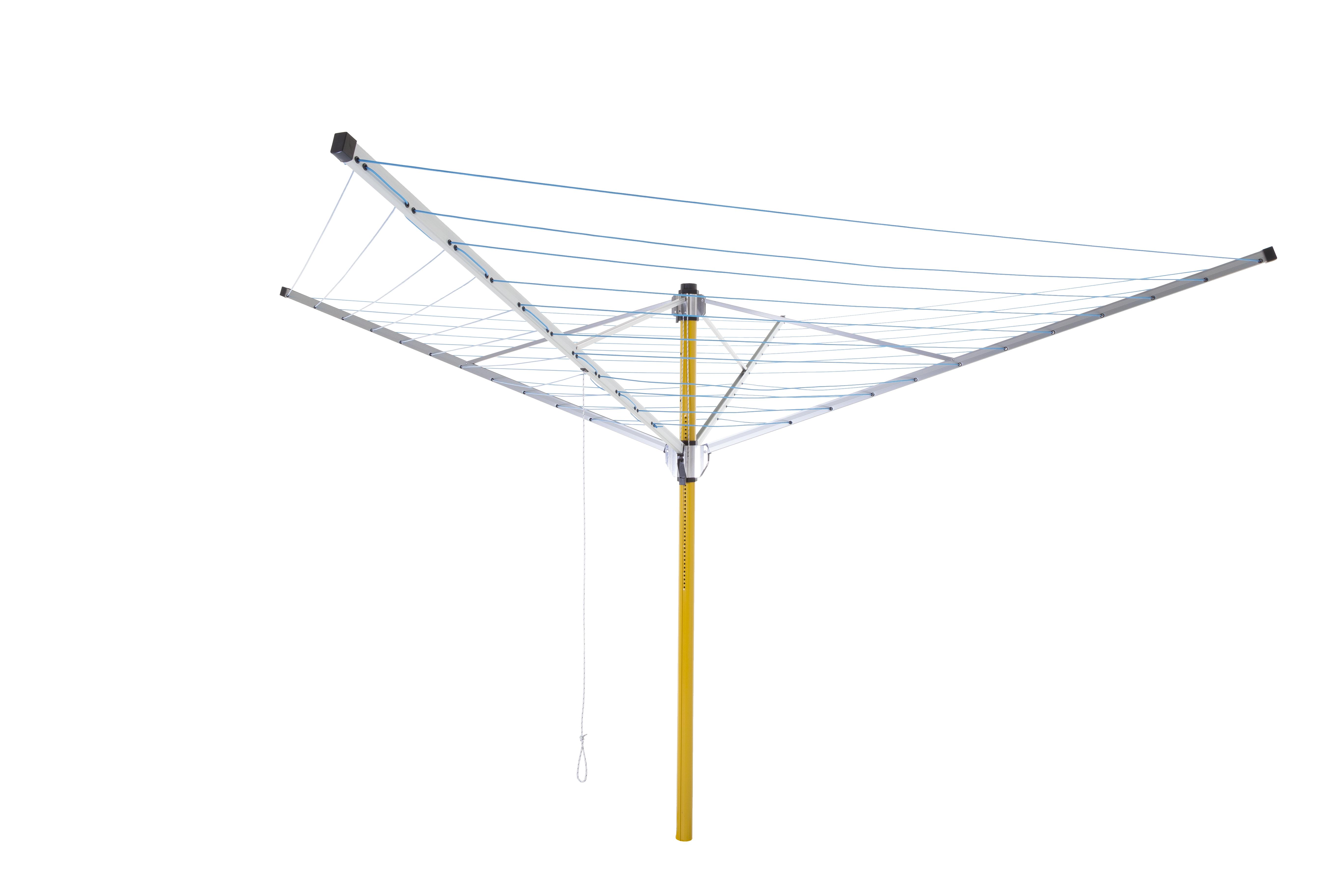 STEWI De Luxe 60m, Inkl. Alu-Bodenhülse, 60m Seilumgang, gelb 550