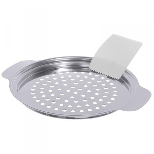 Contacto Spätzlesieb, Spätzleschieber, Edelstahl, Ø 27cm mit Spatel 561/270