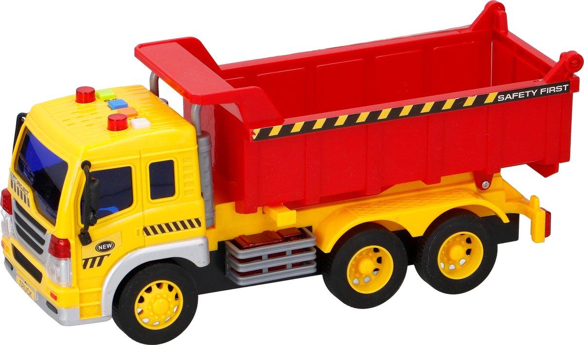 Gearbox Spielzeug Kipplaster Baulaster LKW Baustelle mit Licht und Ton