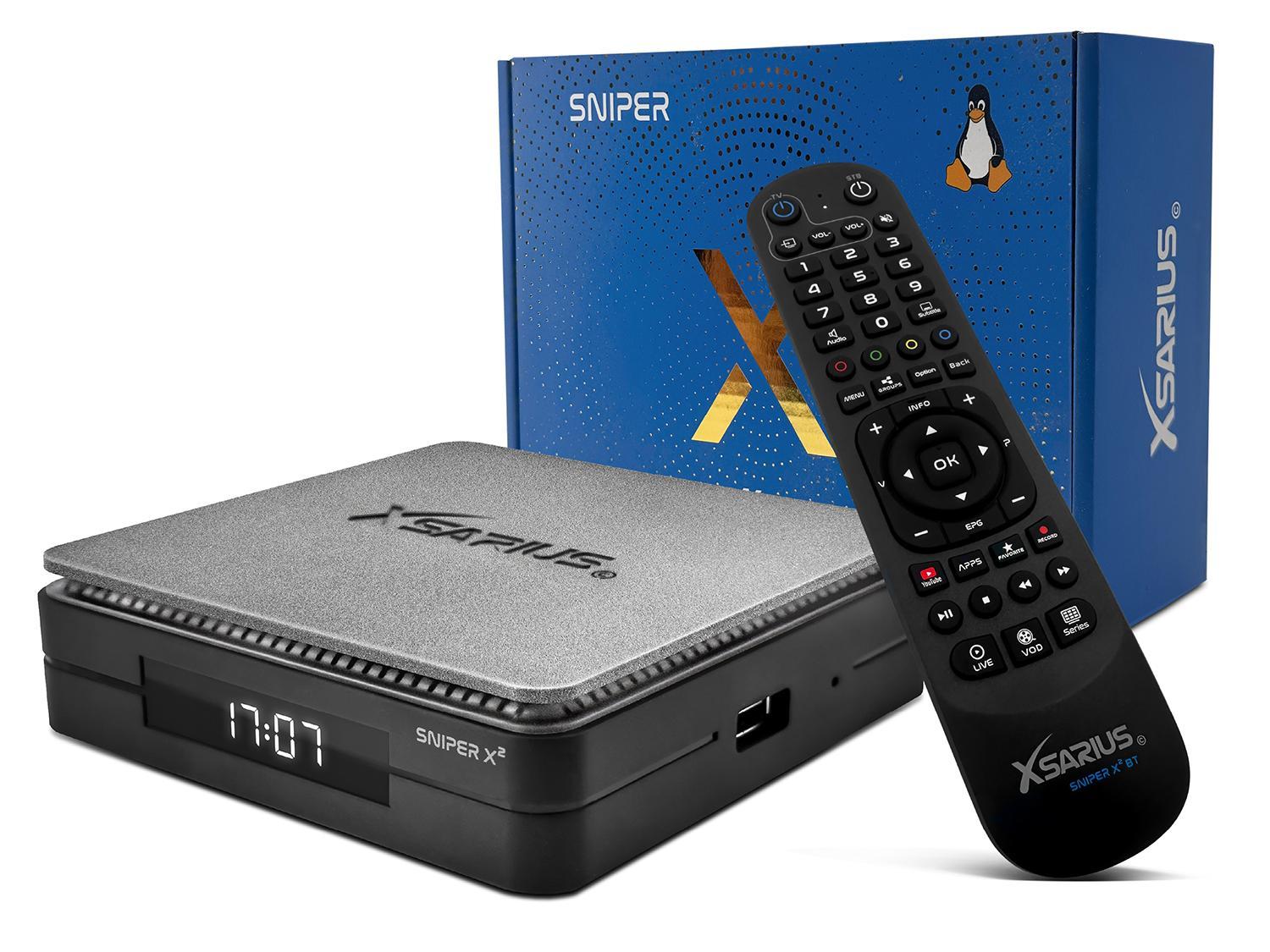 Xsarius Sniper X2 Bluetooth 4K - UHD Linux OTT Mediastreamer