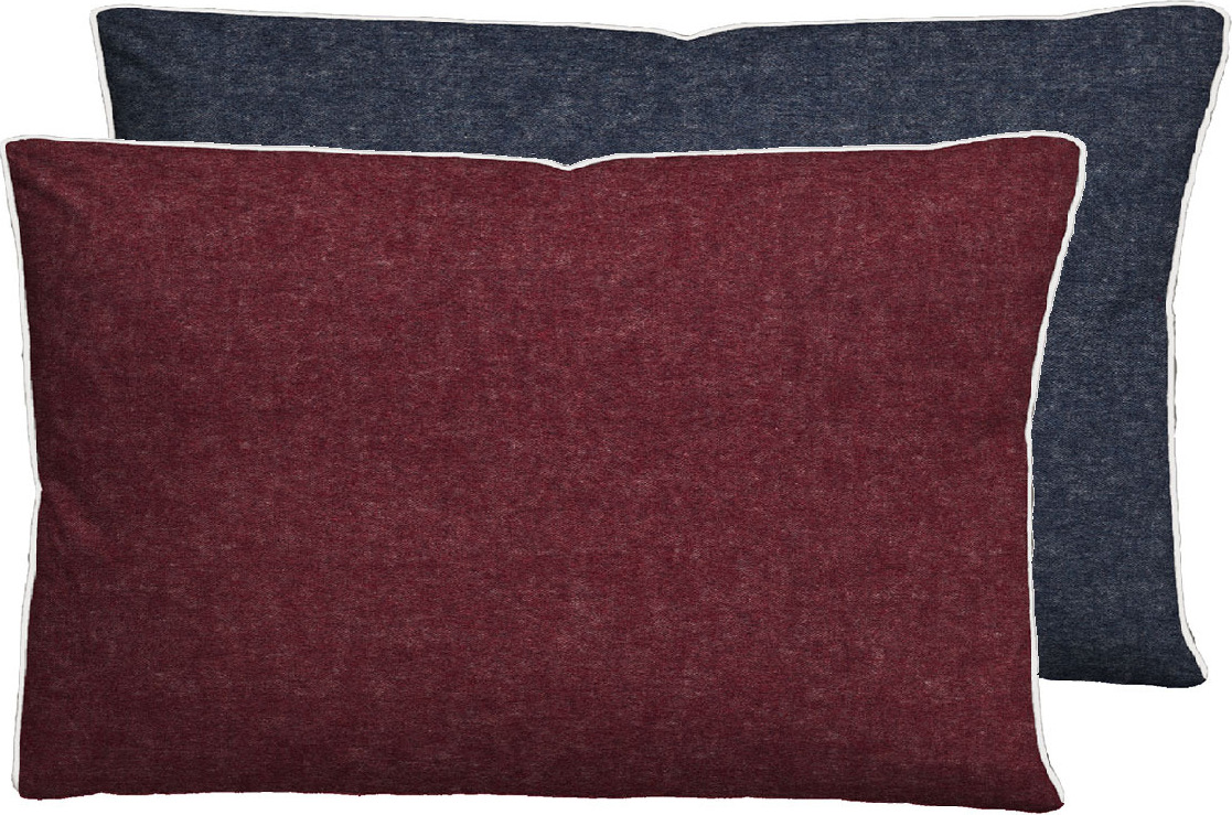 biberna 0840500 Melange-Flanell Bettwäsch UNI color: rost, size: 1x 40x60 cm