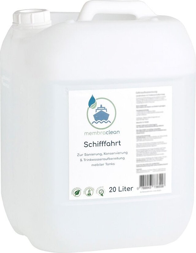 membraclean Trinkwasseraufbereitung Schifffahrt (Boote & Yachten) - 20 Liter
