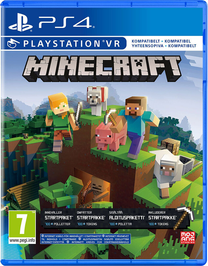SONY PlayStation Playstation Games Ps4 Minecraft: Starterpack (nordic) Mehrfarbig PAL Mehrfarbig PAL 1179633