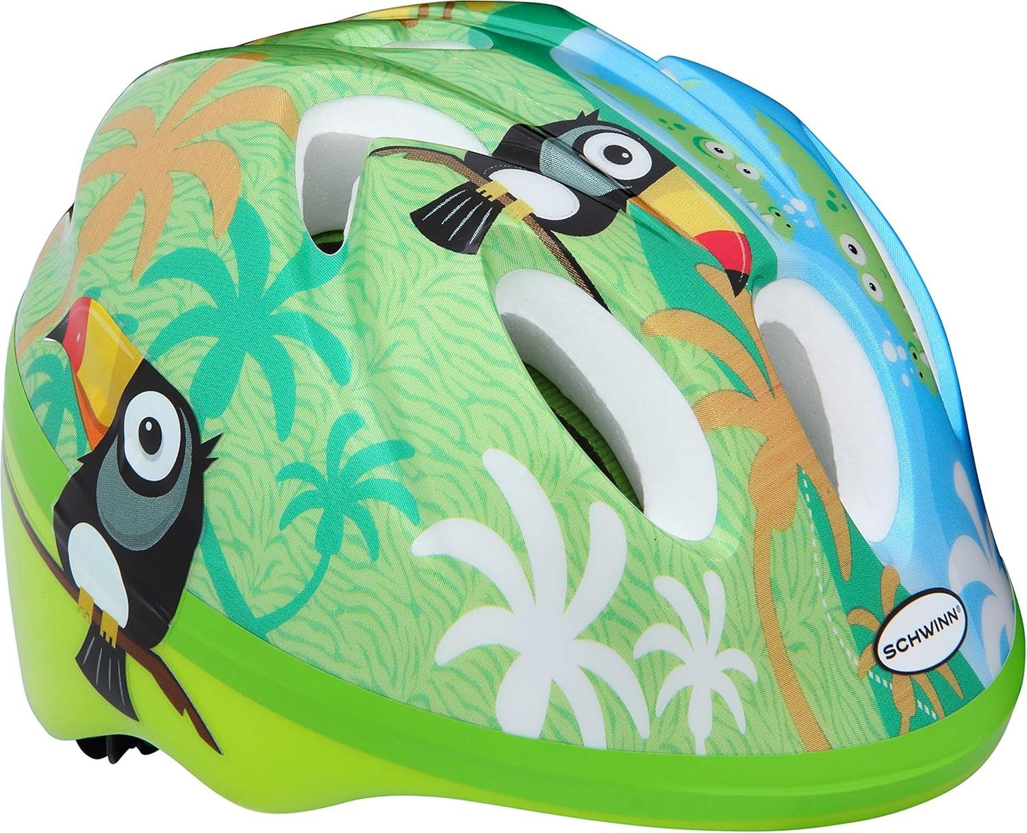 Markenlos Baby Fahrradhelm - Fahrradhelm für Babys - Kinderfahrradhelm - Fahrradhelm für Jungen & Mädchen - Grün - Größe S (45-50 cm Umfang) - Halte dein Kind sicher auf dem Fahrrad!
