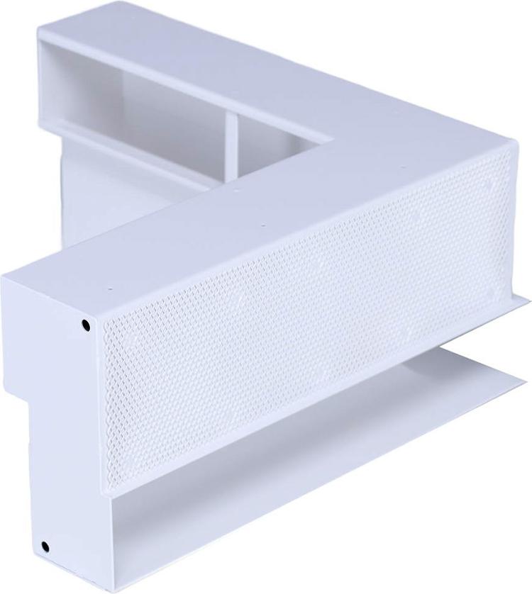 Subtiel Luftleiste Open Air Curved, Ecke 300 x 300 x 143 mm