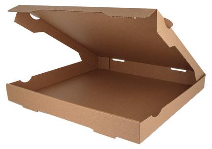 NoBrand Pizzakartons 32x32x4,2 cm Kraft (100 Stück)