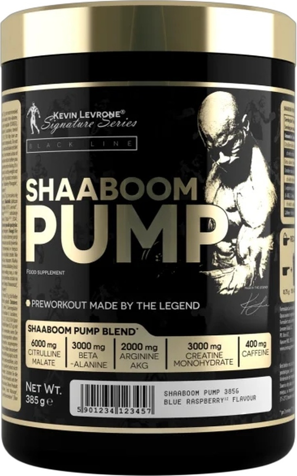 GLOBAL SUPPLEMENTS Kevin Levrone Shaaboom Pump - 385 g - Dose Exotic 53-006