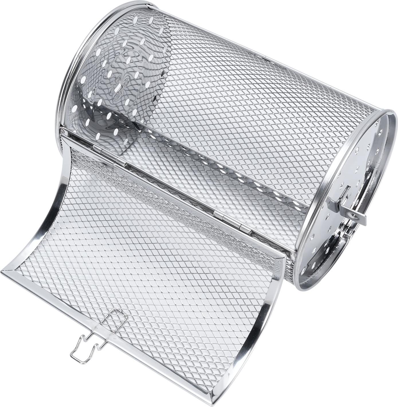 Cocosity Rolling Grill Cage Splmaschine Safer Edelstahl rotierender Korb fr Erdnsse Kaffeebohnen Nsse