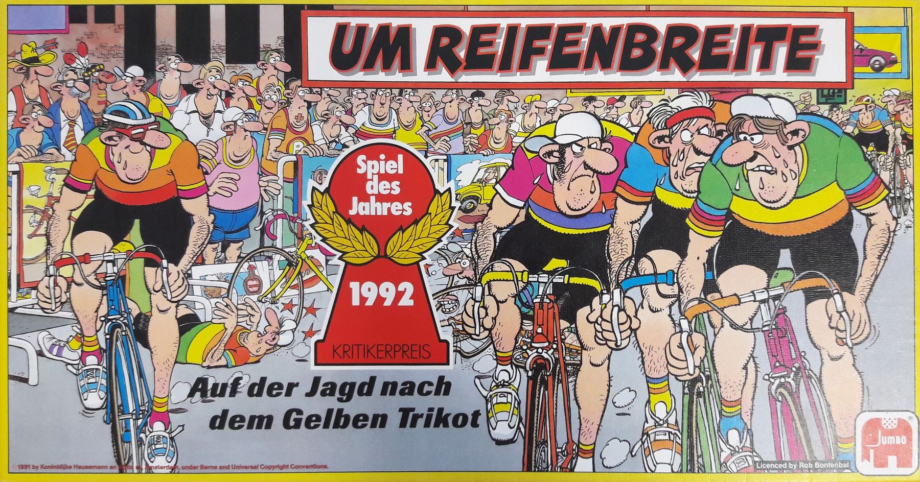 Jumbo Spiele Um Reifenbreite. Spiel des Jahres 1992 RK1216