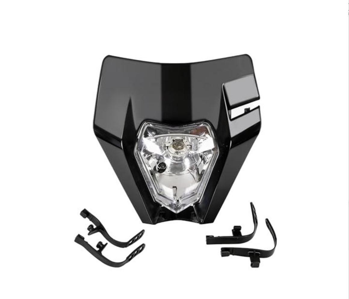 IFG Racing JFG RACING Lichtmaske Motorrad, EXC Lichtmaske Motorrad Scheinwerfer Verkleidung Maske Tagfahrlicht für KTM EXC250 SX250 SXF250 EXC450 SX350 SXF450 EX