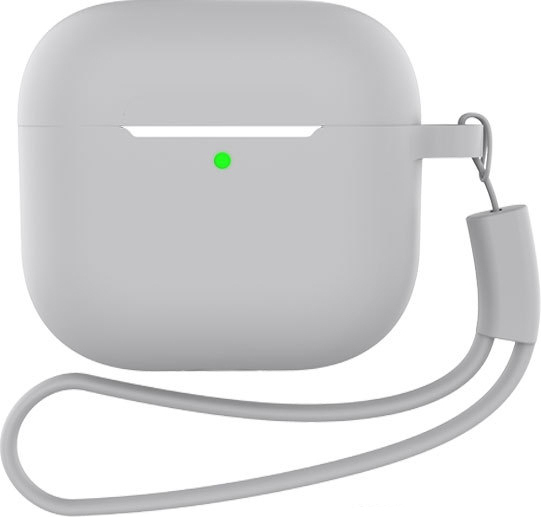 INF Puzdro na AirPods s krúžkom a príslušenstvom Šedá AirPods 4 ploché