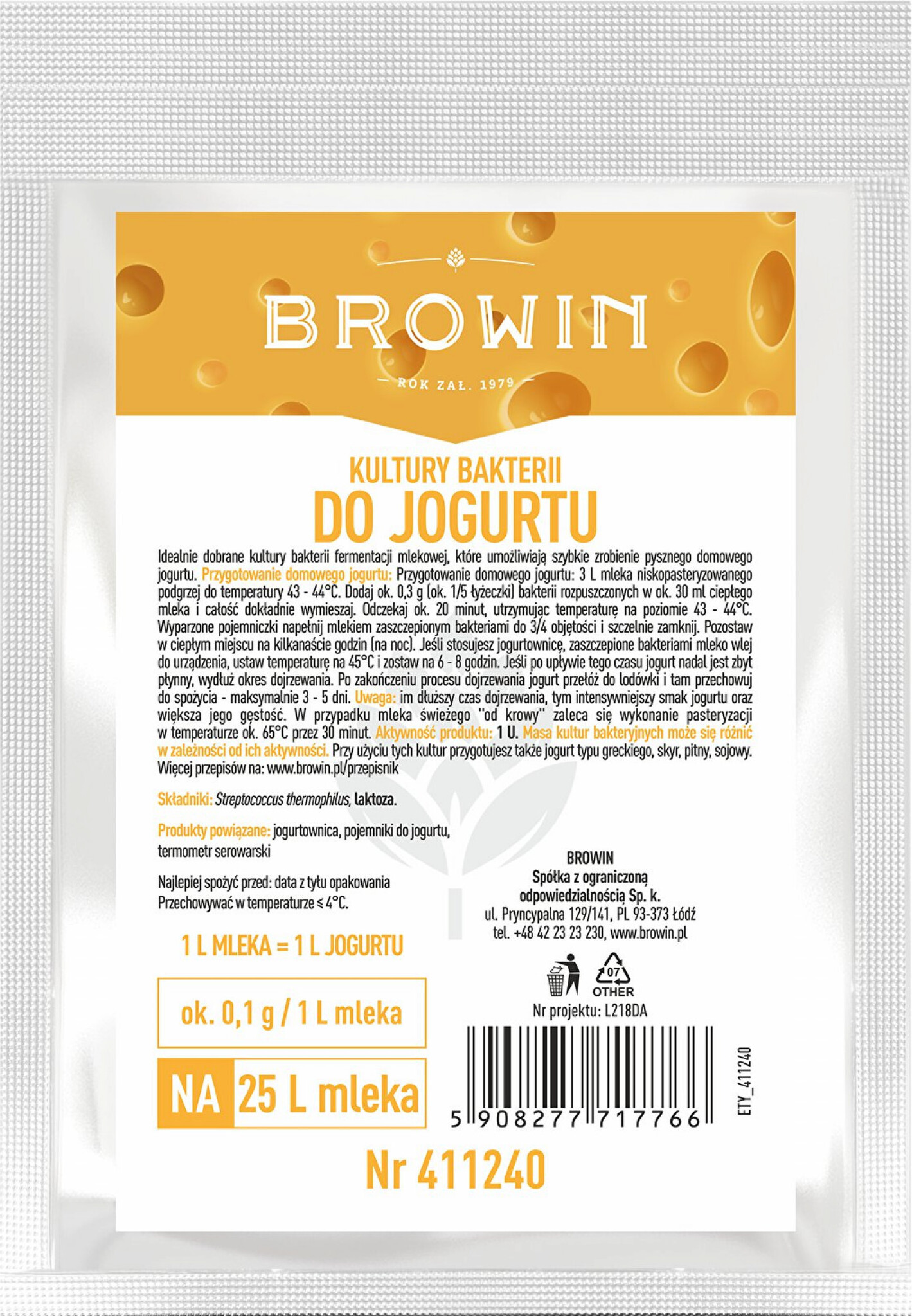Alcofermbrew Bakterienkulturen für Joghurt, Käsekulturen, Kasekultur, Kasekulturen