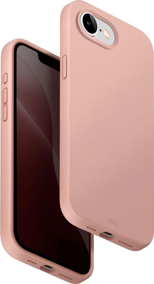 UNIQ Lino Apple iPhone 16e Magclick nabíjačka ružová