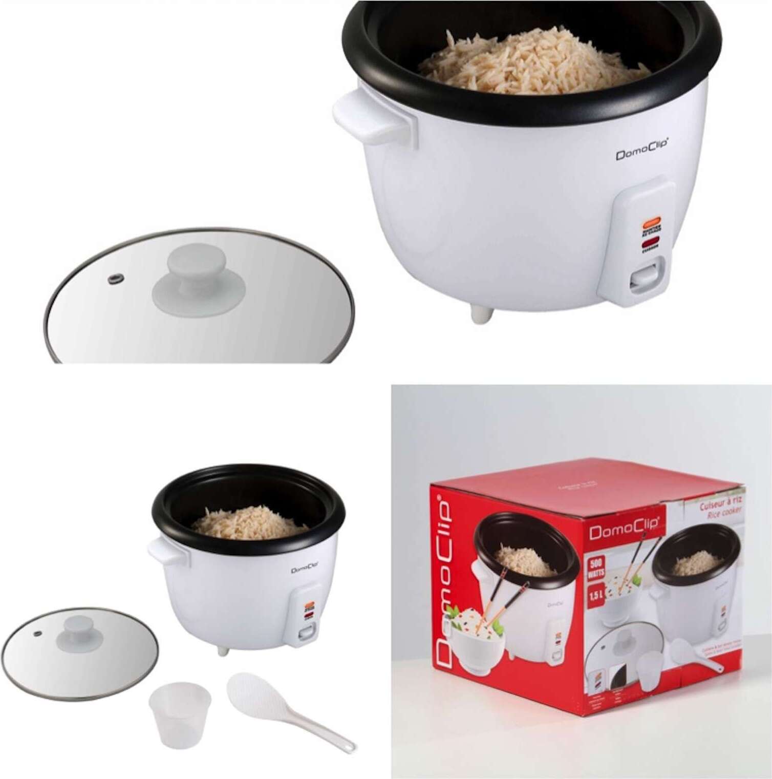 LIVOO DOC111 Reiskocher - Weiss